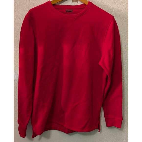 Levi's Pull Over Red Men's Long Sleeve Sweater Size M Medium (000) - Picture 1 of 3
